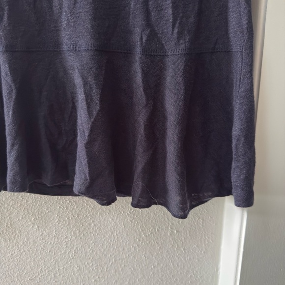 Tory Burch Relaxed Peplum Tee - Picture 3 of 8